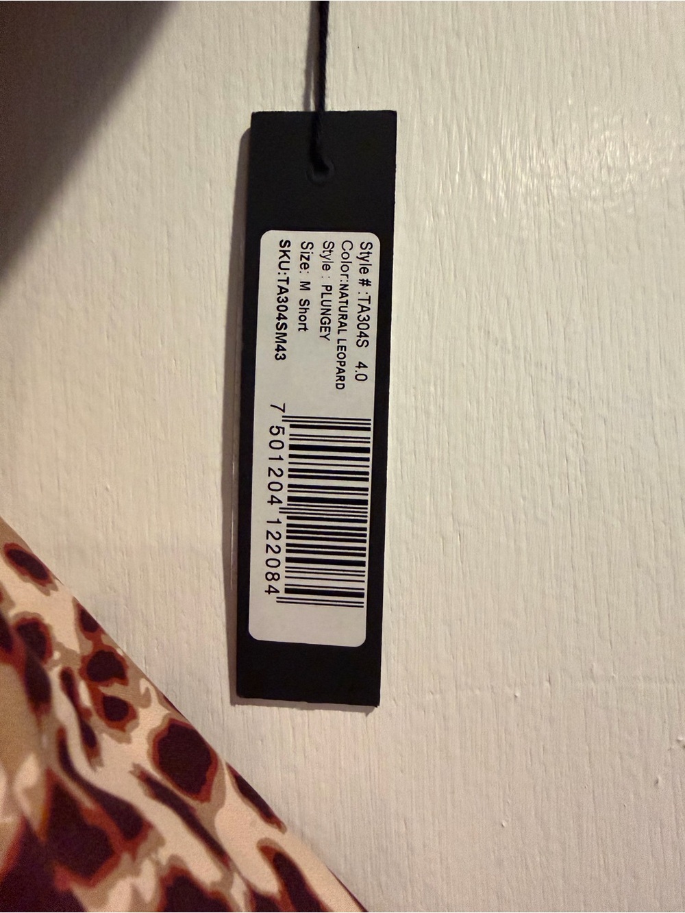 TA3 Plungey in Natural Leopard Size Medium Short - Picture 4 of 4